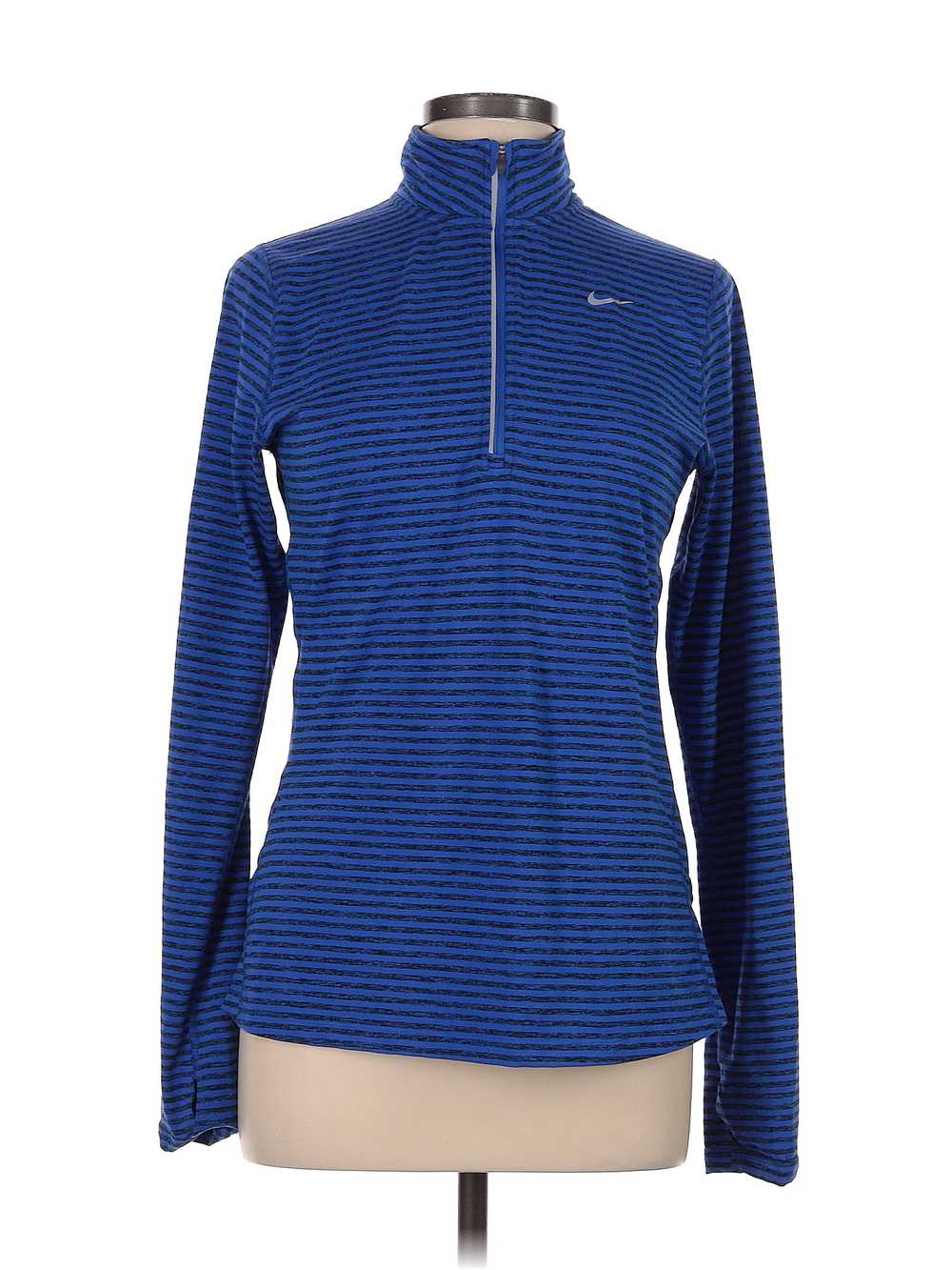 Nike Women Blue Track Jacket M - image 1