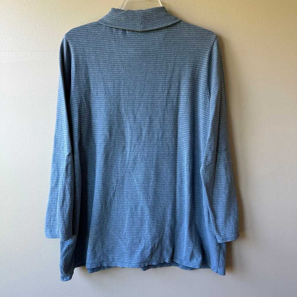 J. Jill Pure Jill Cotton Tunic Turtleneck Sweater… - image 3