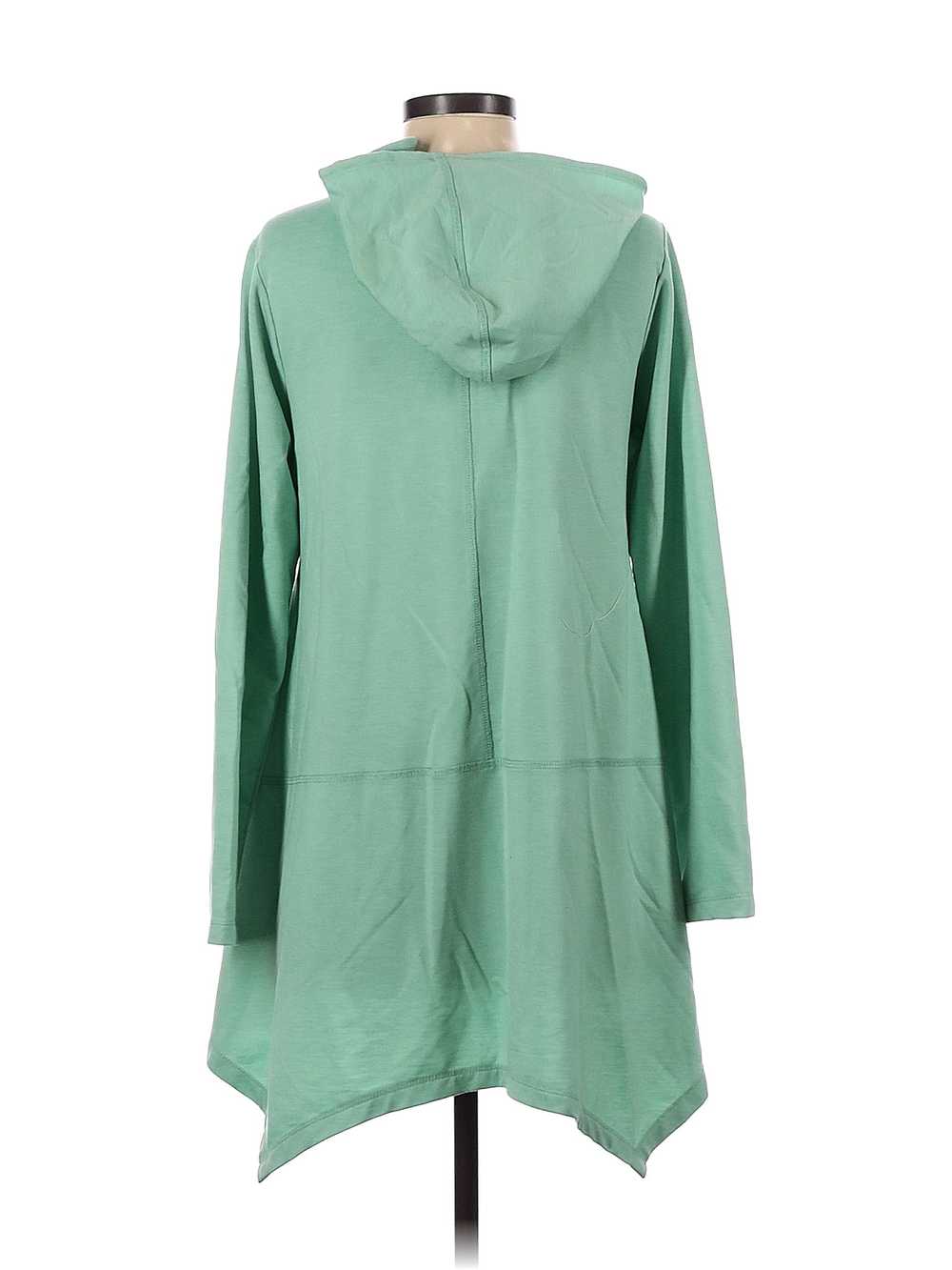 LOGO Lounge Women Green Zip Up Hoodie 5 - image 2