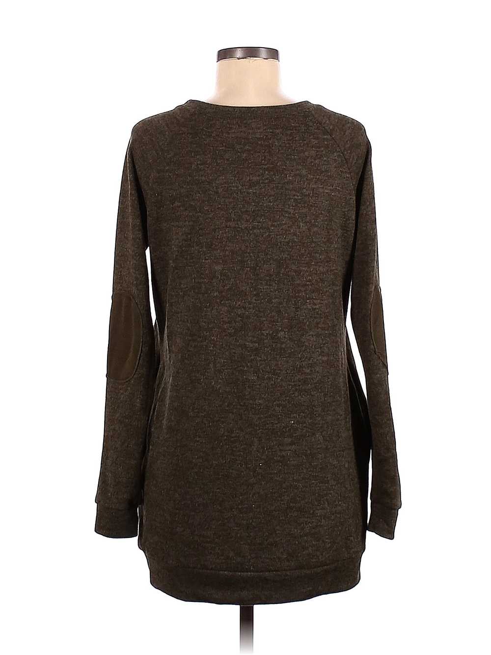 Acting Pro Women Brown Pullover Sweater S - image 2