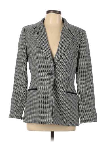 Harve Benard Women Gray Wool Blazer 10