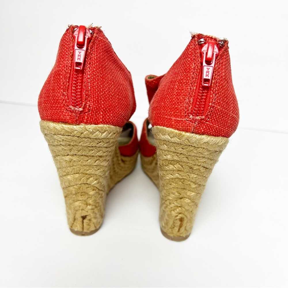 Anthropologie Seychelles Coral Textured Peeptoe R… - image 6