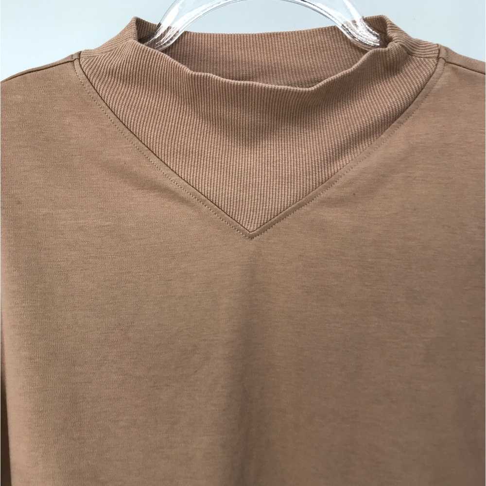 Haven Well Within Taupe High Neck Sweatshirt Size… - image 3