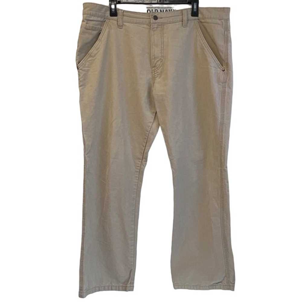 Old Navy Mens 38X30 Khaki Work/Daily-Go Pant Pock… - image 1