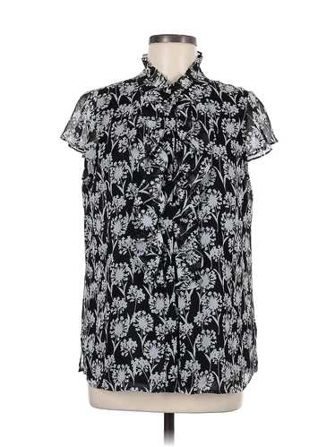 Tommy Hilfiger Women Black Short Sleeve Blouse L - image 1