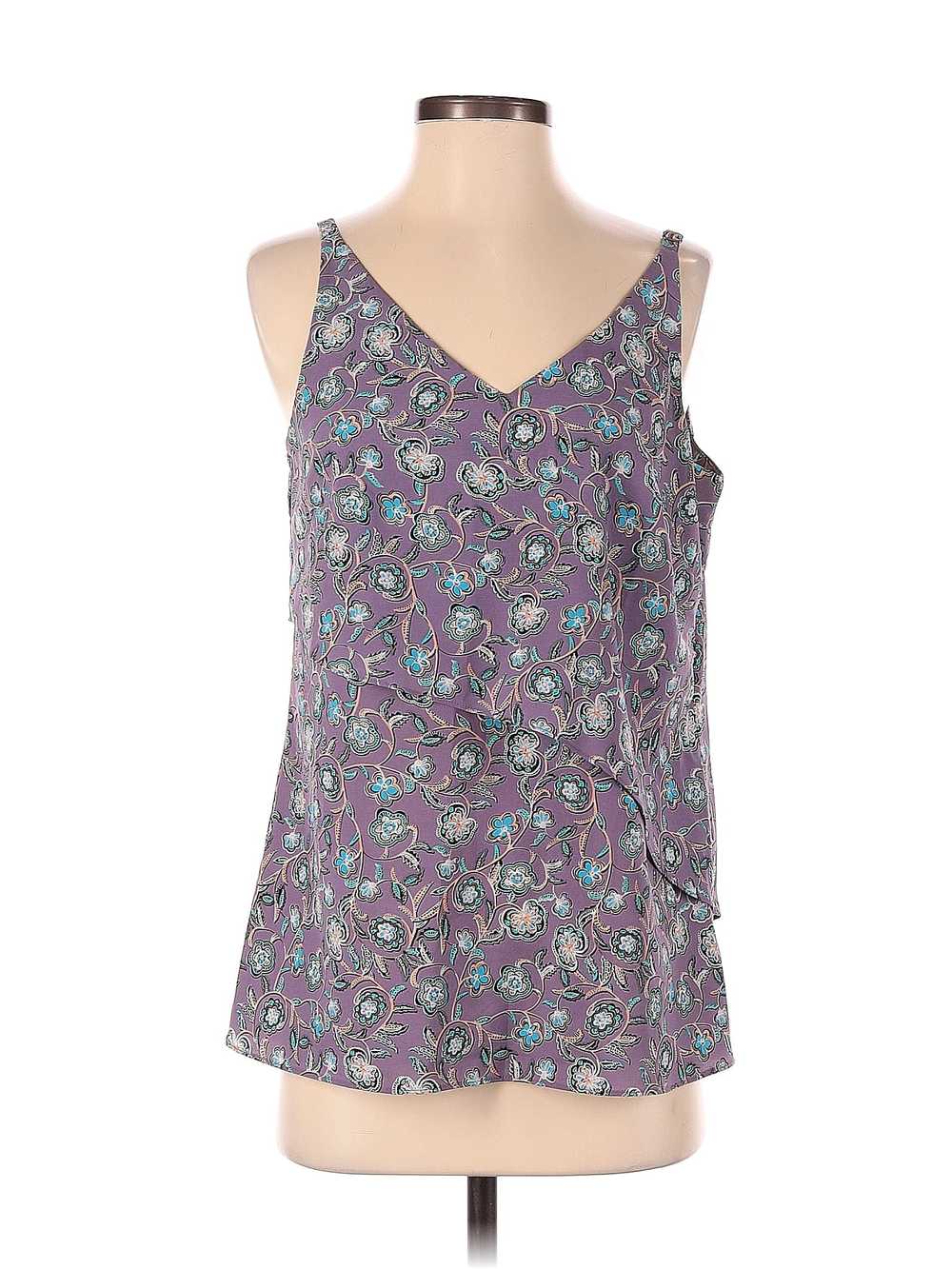 CAbi Women Purple Sleeveless Blouse S - image 1