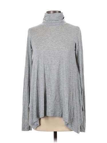 Theory Women Gray Long Sleeve Turtleneck P