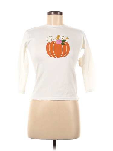 Wink Women Ivory Long Sleeve T-Shirt 7 - image 1