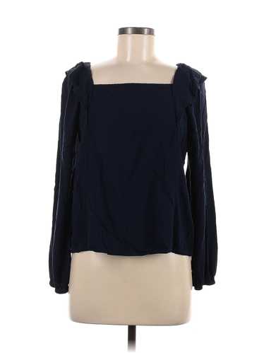 Ann Taylor LOFT Outlet Women Blue Long Sleeve Blo… - image 1