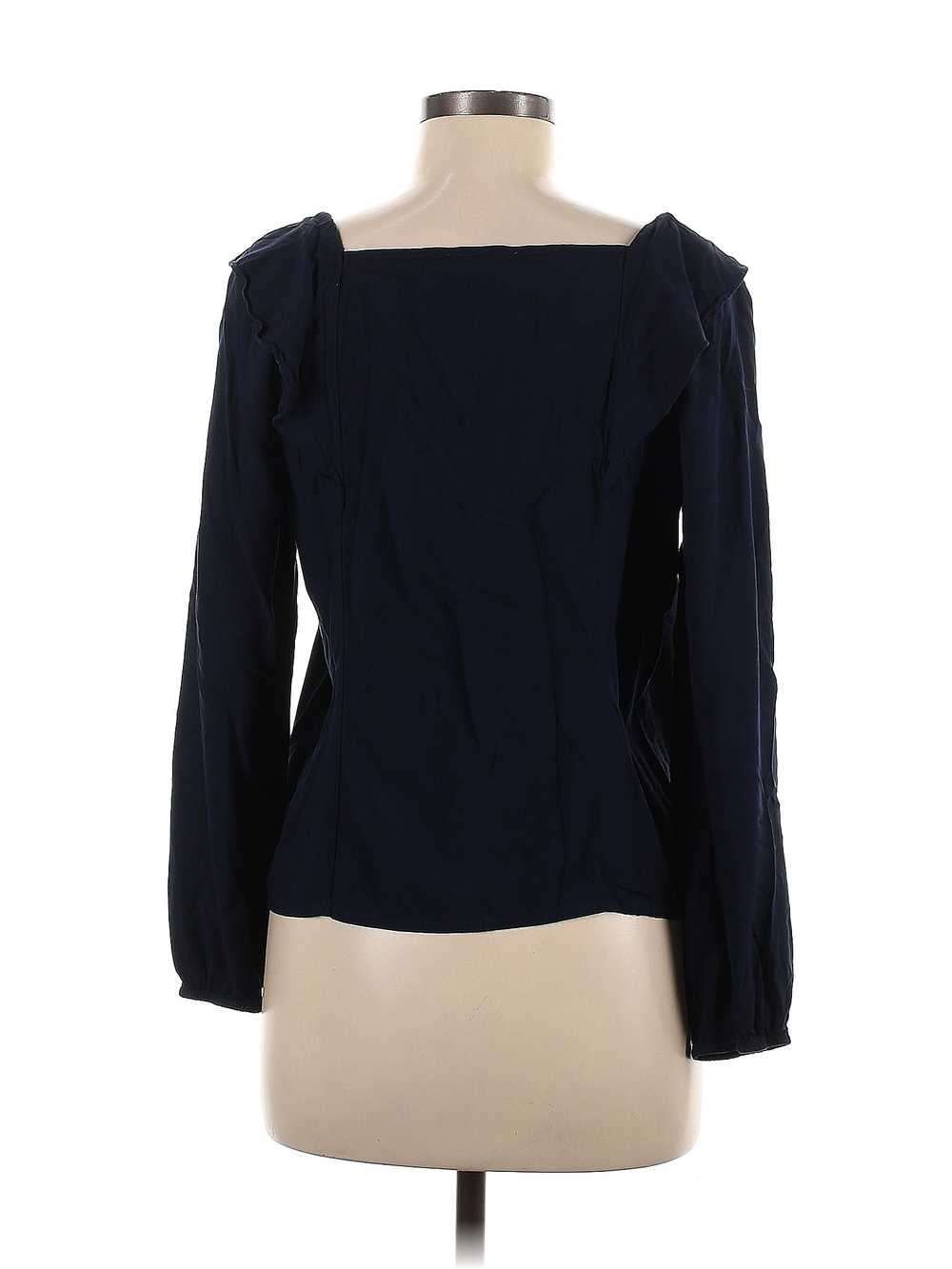 Ann Taylor LOFT Outlet Women Blue Long Sleeve Blo… - image 2