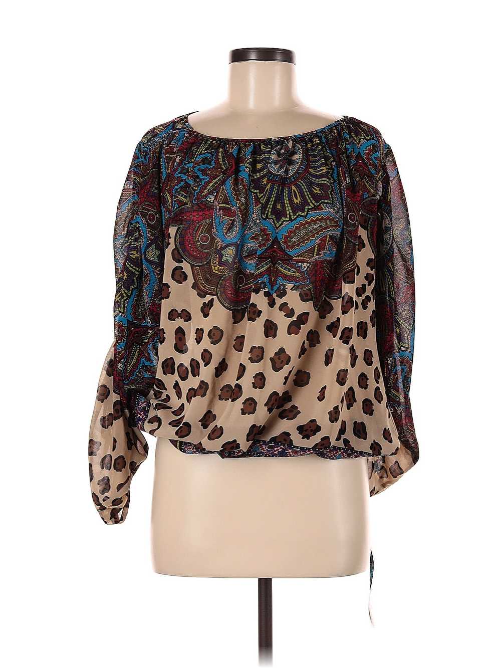 Nicole by Nicole Miller Women Brown Long Sleeve B… - image 1