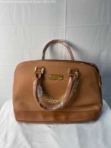 Gently Loved Caramel Joy & Iman Satchel Handbag