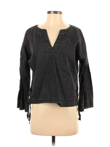 Madewell Women Black Long Sleeve Blouse XS