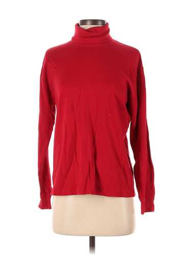 Talbots Women Red Long Sleeve Turtleneck S