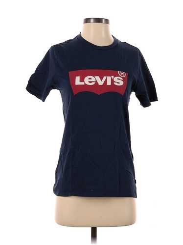 Levi's Women Blue Short Sleeve T-Shirt XS