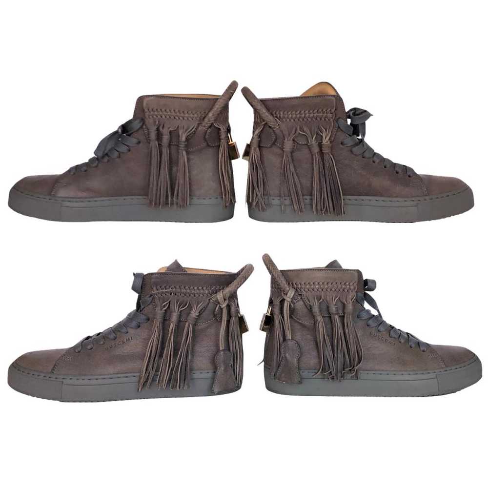 Buscemi Leather trainers - image 7