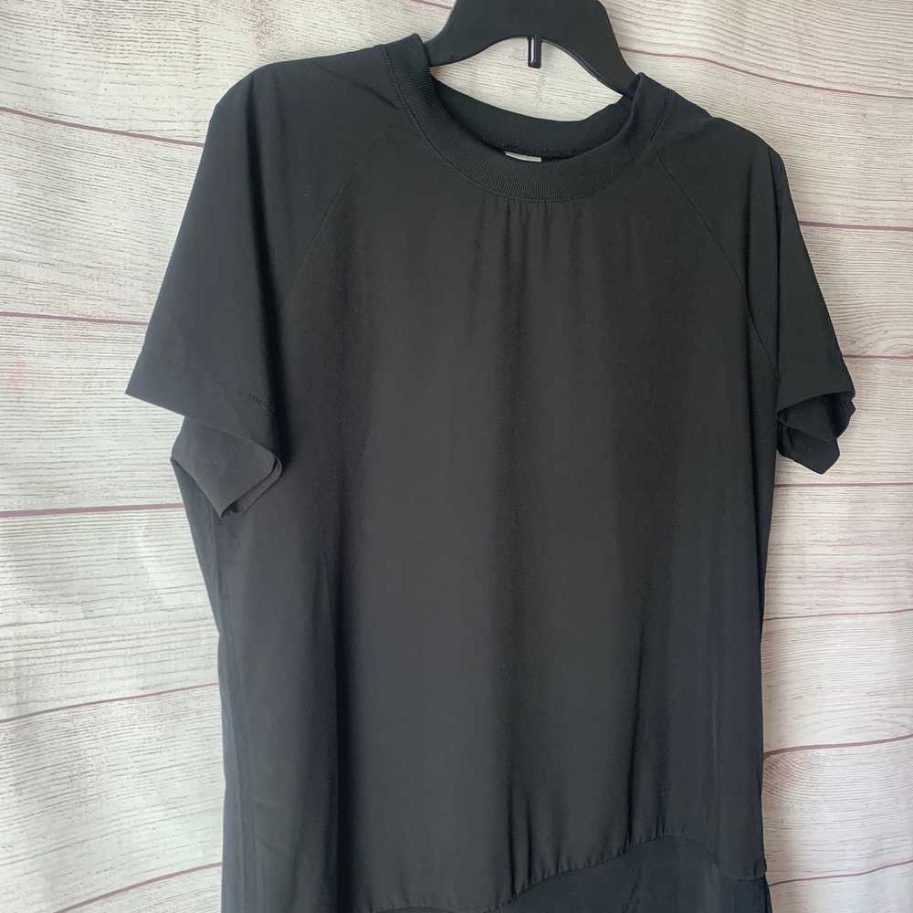 Member's Mark Black Woven Top Short Sleeve Athlet… - image 2