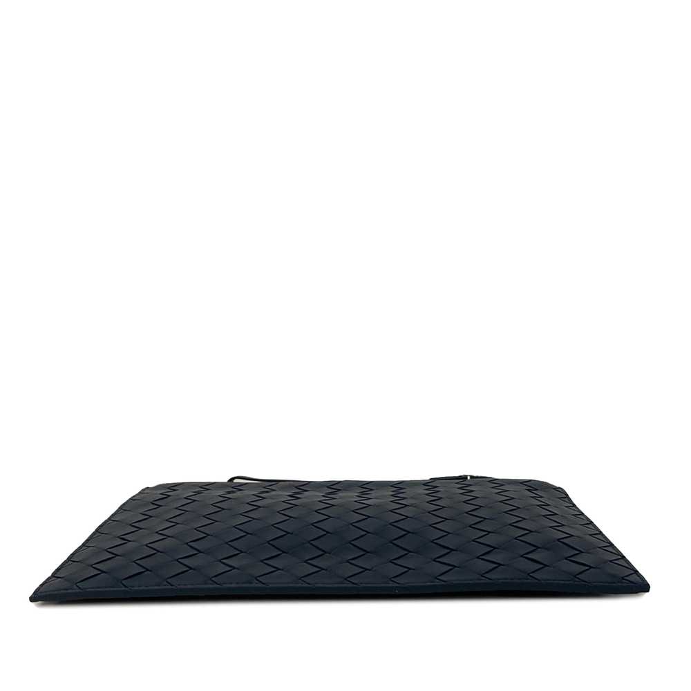 Blue Bottega Veneta Intrecciato Clutch - image 5