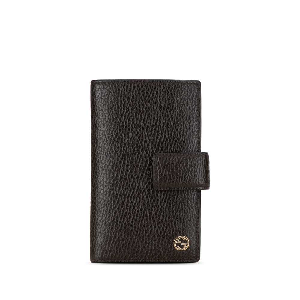 Brown Gucci Interlocking G Leather Long Wallet - image 1