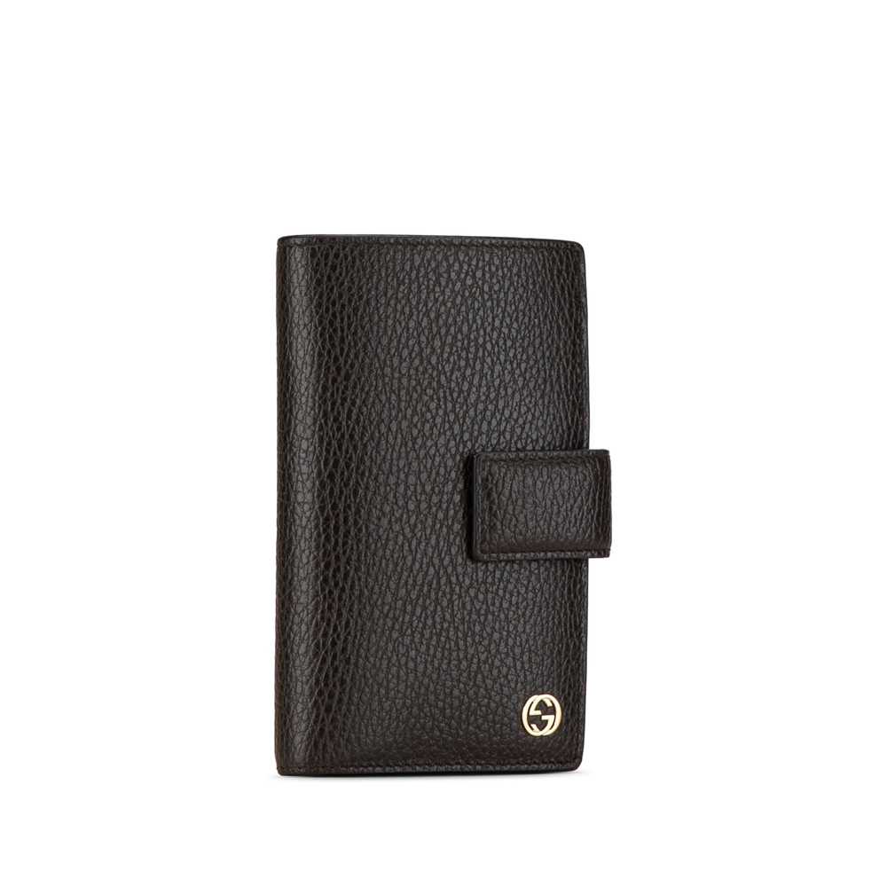 Brown Gucci Interlocking G Leather Long Wallet - image 2