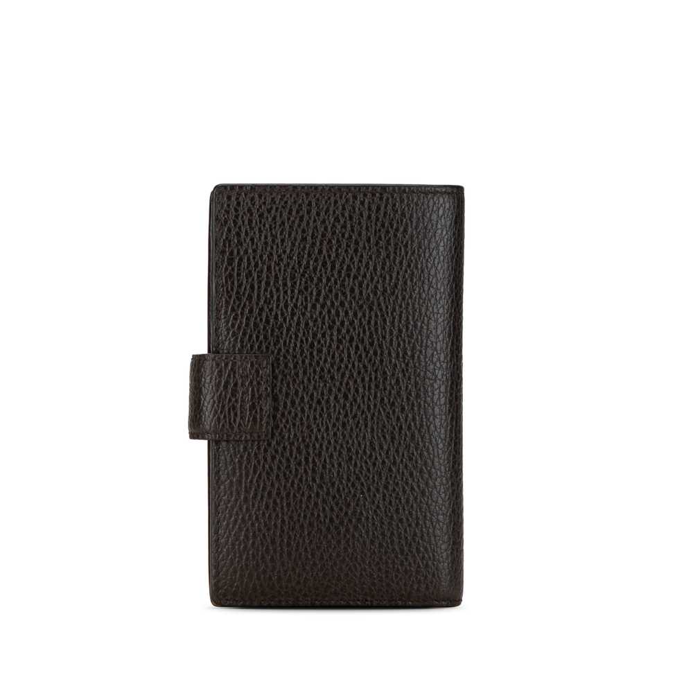 Brown Gucci Interlocking G Leather Long Wallet - image 3