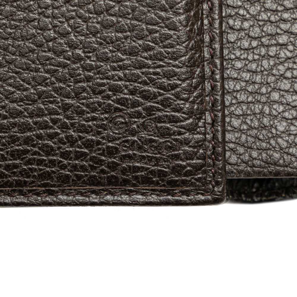 Brown Gucci Interlocking G Leather Long Wallet - image 5