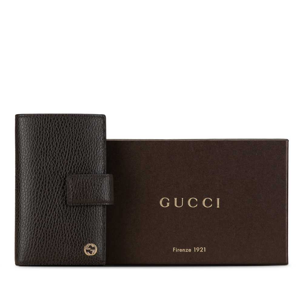 Brown Gucci Interlocking G Leather Long Wallet - image 6