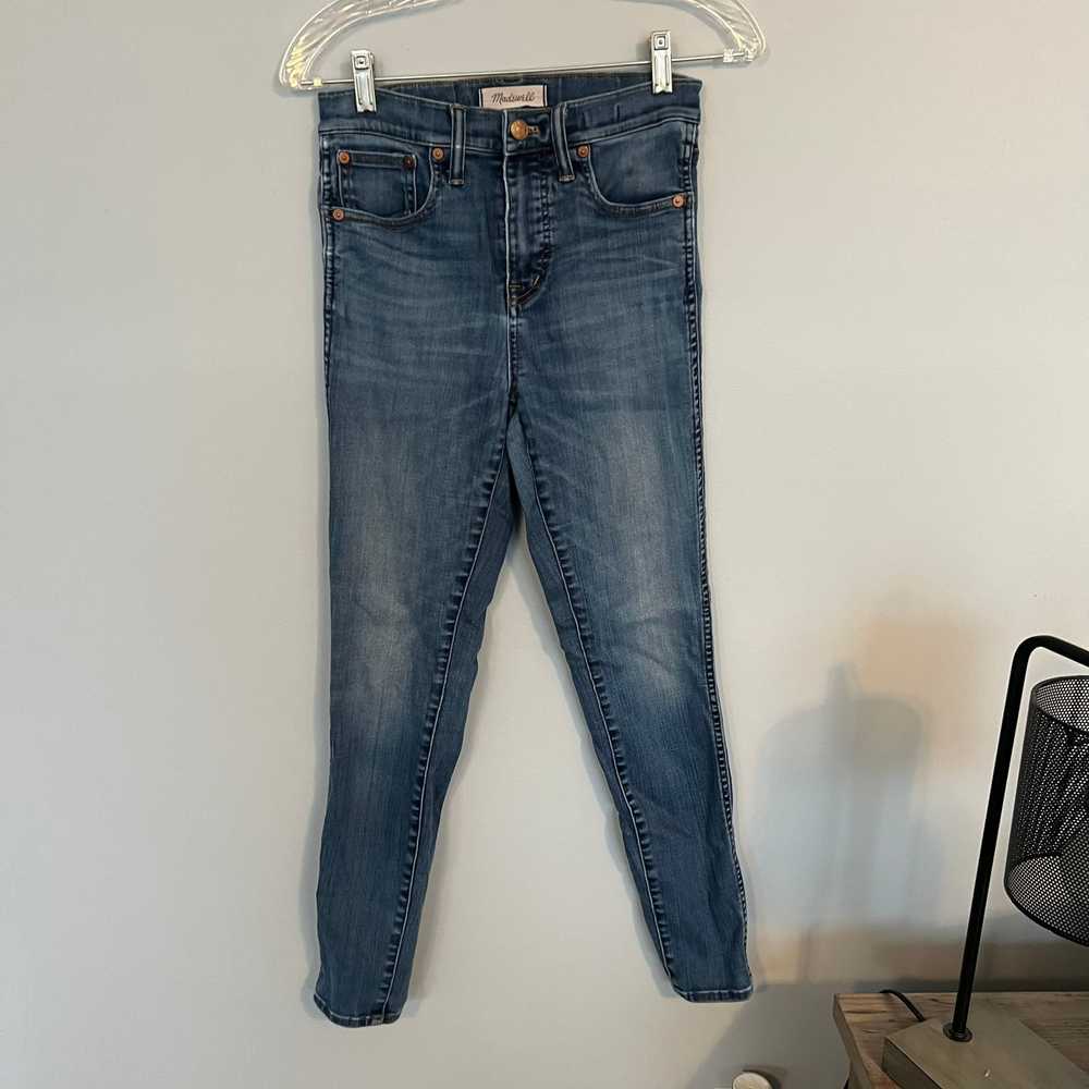 Madewell 10" High Rise Skinny Jeans Size 25 - image 1