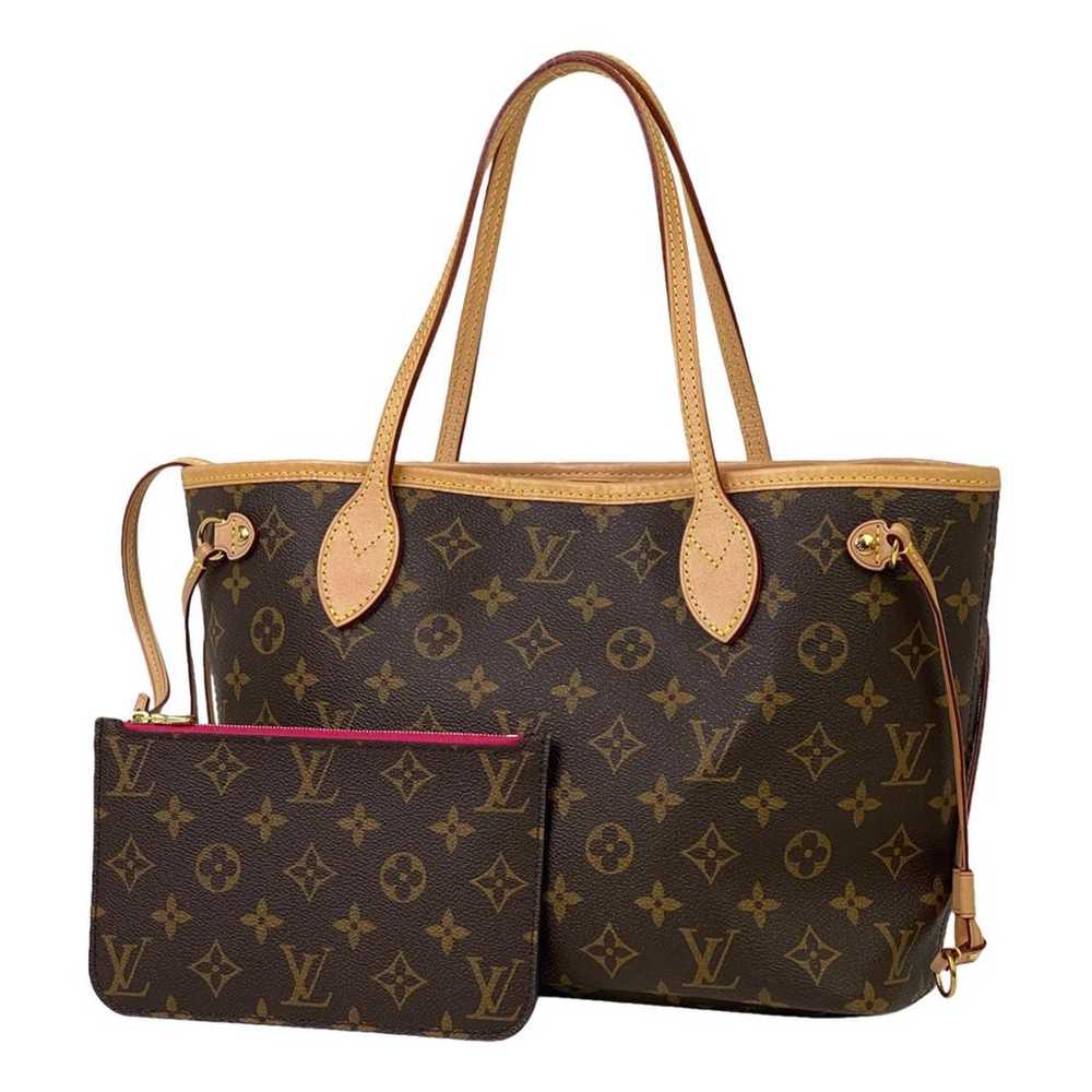 Louis Vuitton Neverfull leather handbag - image 1