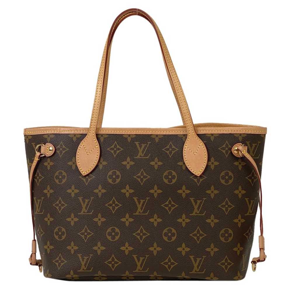 Louis Vuitton Neverfull leather handbag - image 3