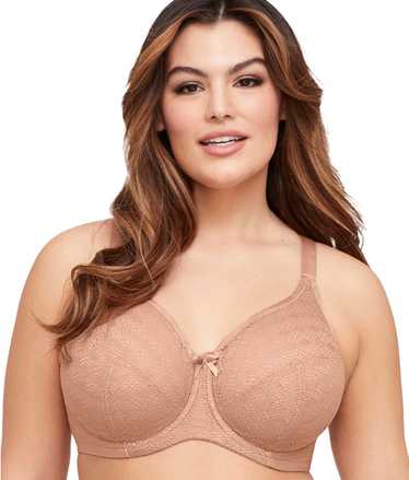 Glamorise CAPPUCCINO Lace Comfort Wonderwire Bra, 