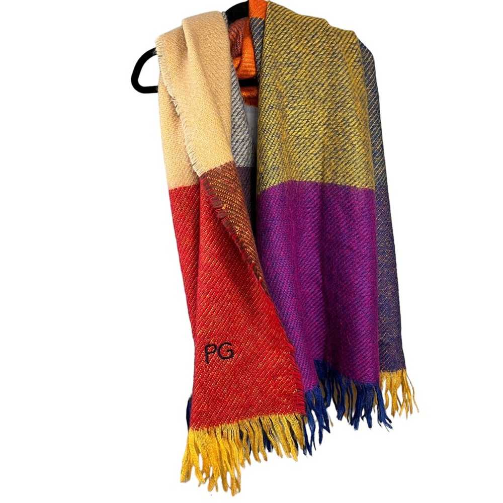 Purification Garcia blanket scarf large mohair bl… - image 2