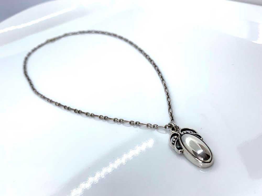 Georg Jensen Silver Years Necklace 2005 Pendant C… - image 3