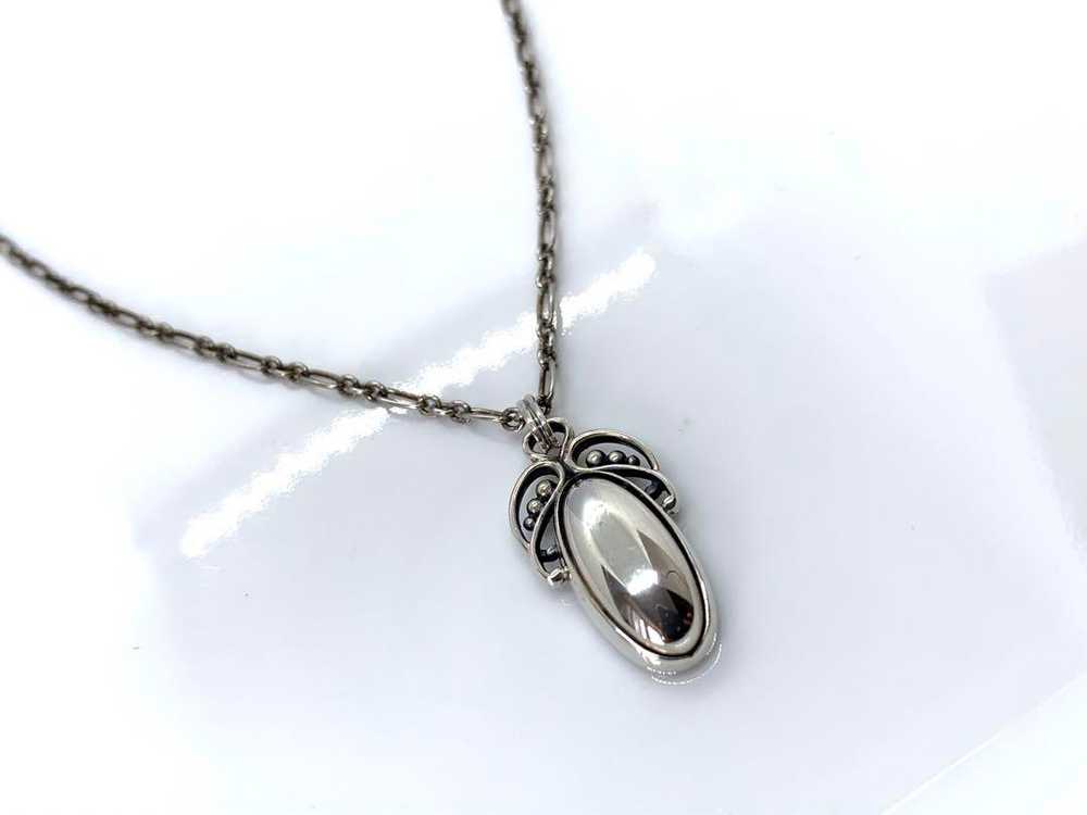 Georg Jensen Silver Years Necklace 2005 Pendant C… - image 6