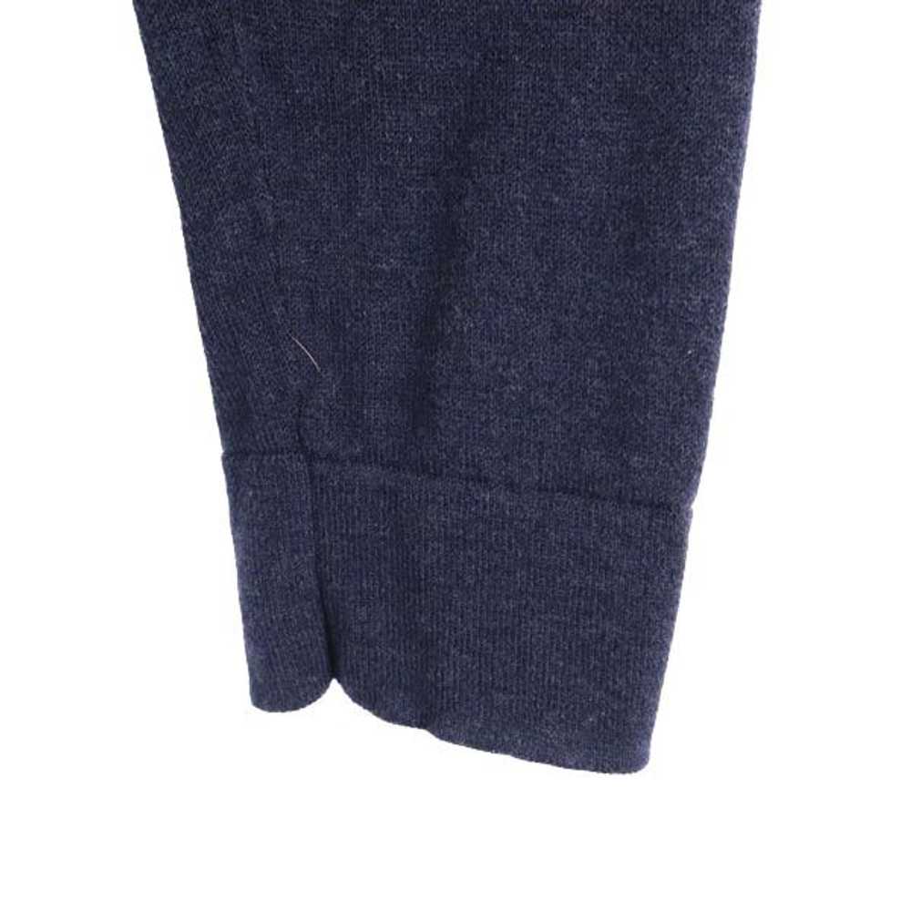 Paul Smith Knit Cardigan M Navy Back Border Ladie… - image 3