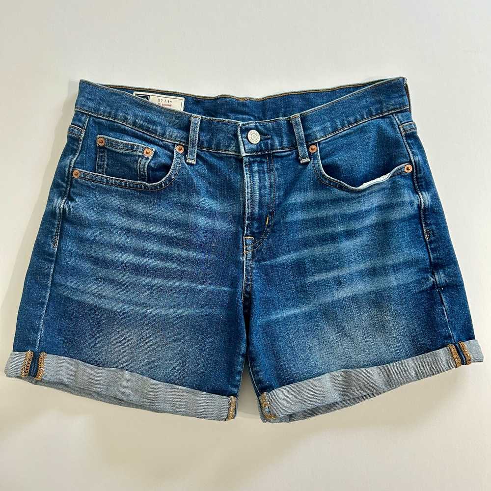 Gap Shorts Womens 4 Jean Short Denim Distressed B… - image 1