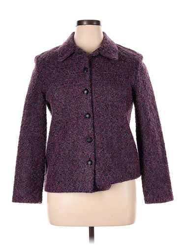 Alfred Dunner Women Purple Blazer 12