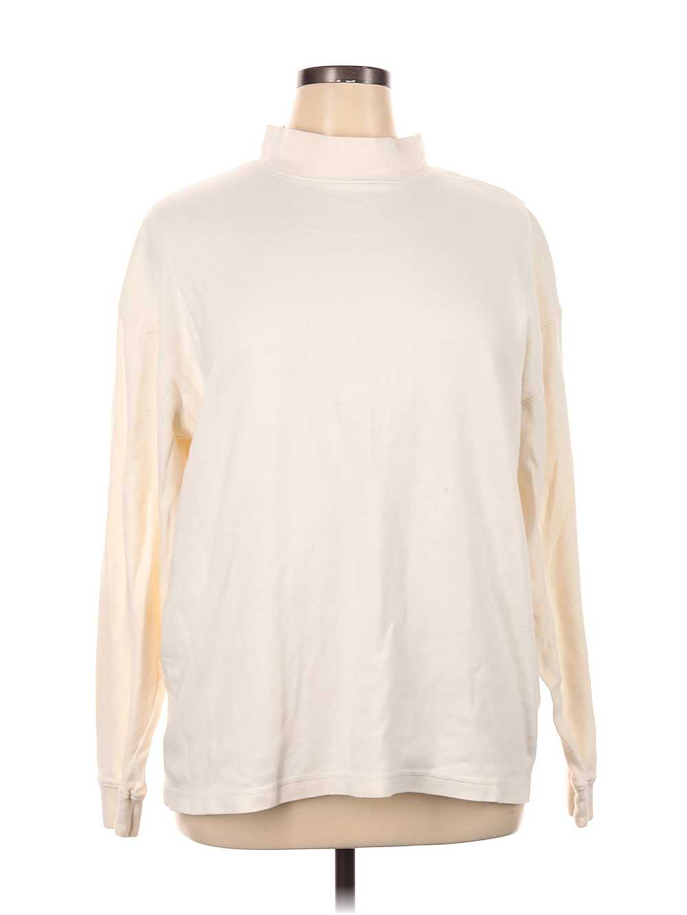 Assorted Brands Women Ivory Turtleneck Sweater XL - image 1