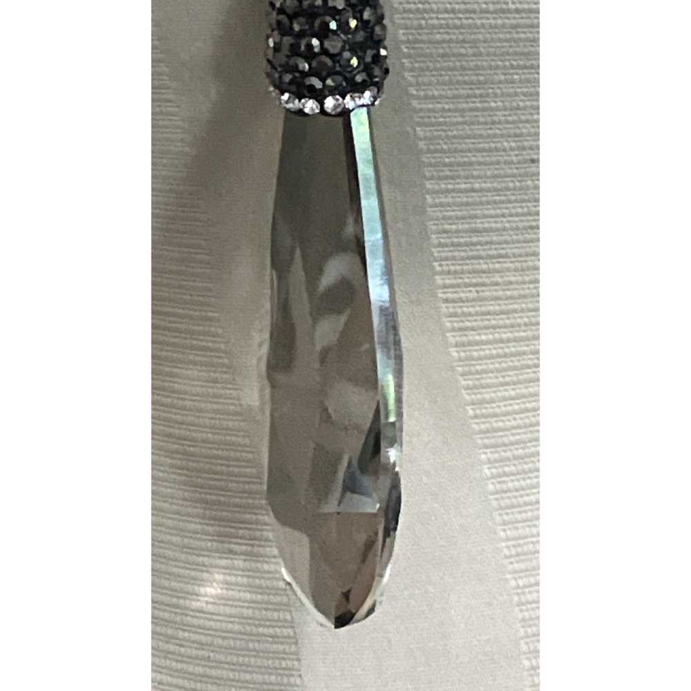 Natasha Couture Faceted Crystal Teardrop Beaded P… - image 4