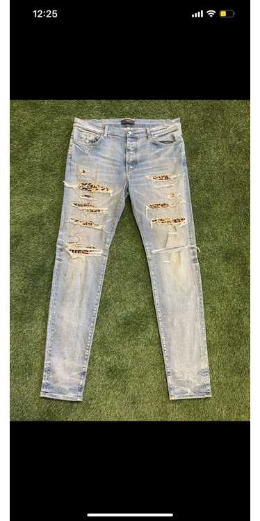 Amiri Amiri Jeans Distressed Tiger Print Size 38