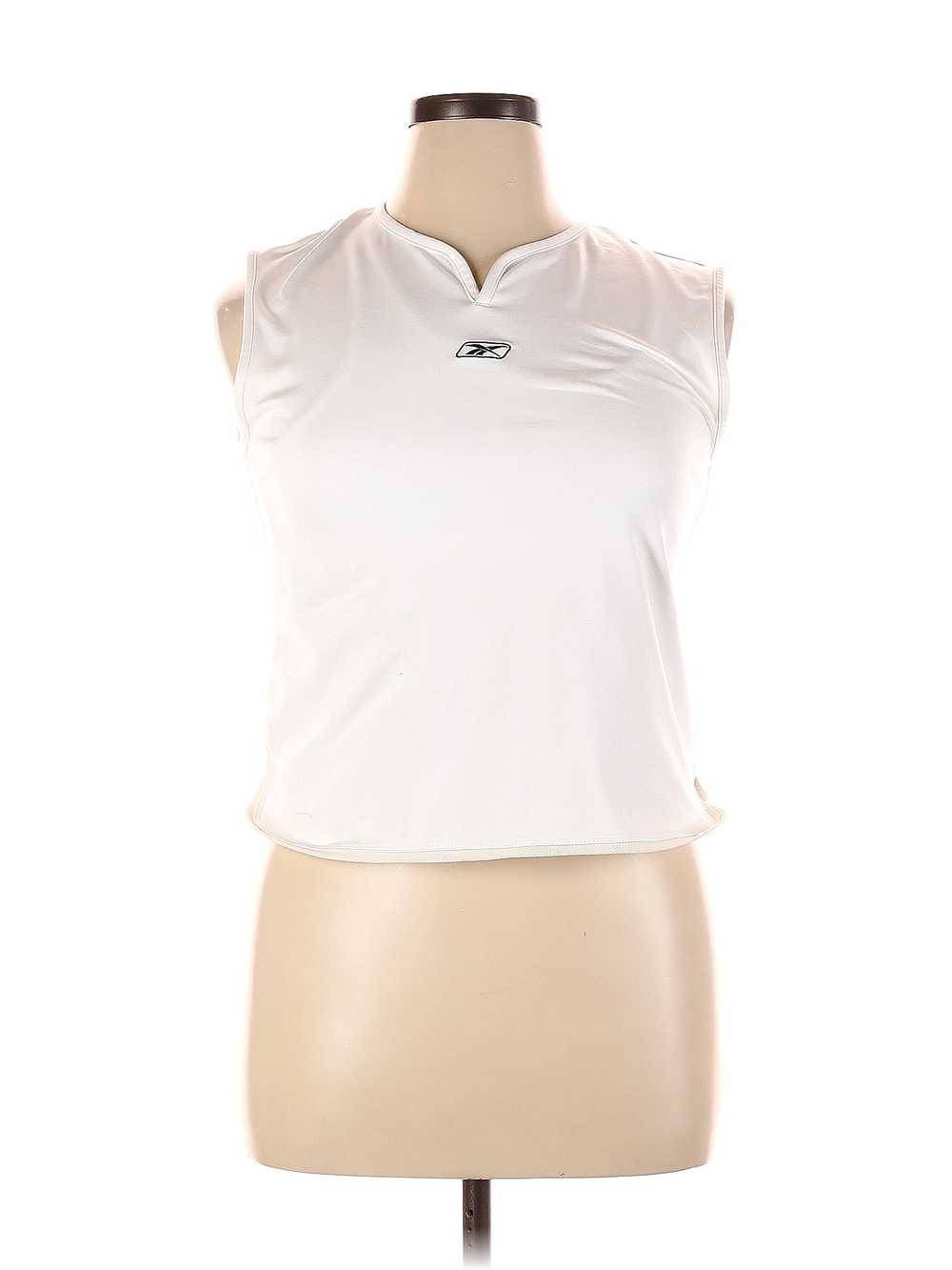 Reebok Women Ivory Active T-Shirt XL - image 1