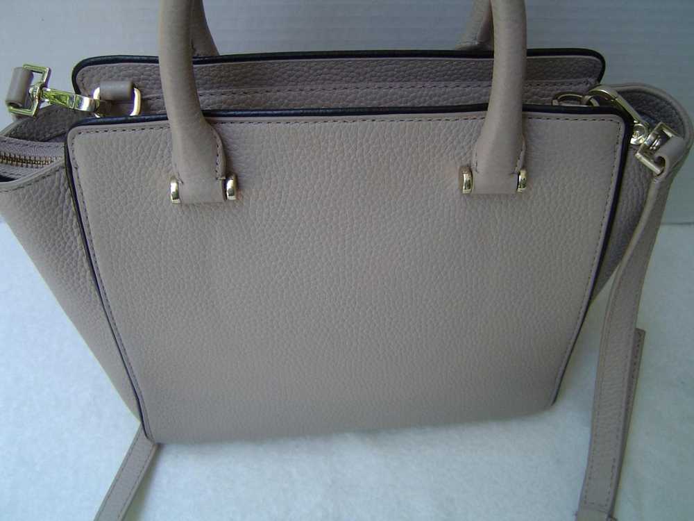 AUTHENTIC KATE SPADE TAUPE PEBBLE LEATHER TOTE VGC - image 4