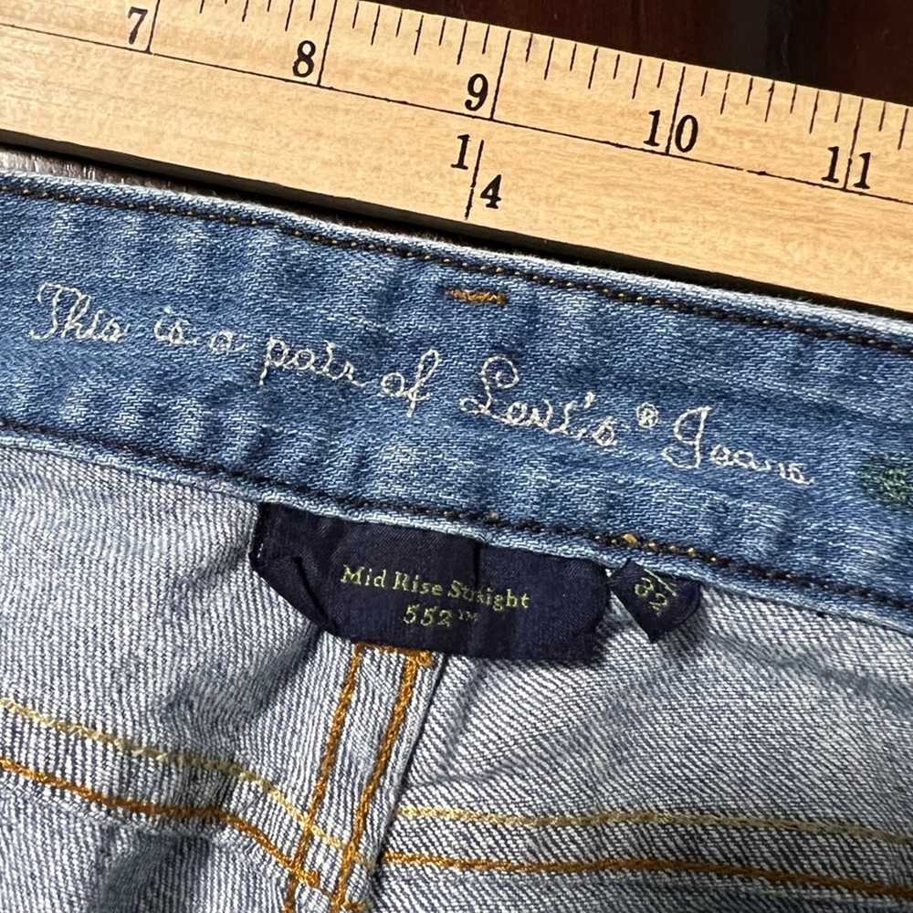 LEVI’S • 552 Mid Rise Straight • Size 14 - image 3