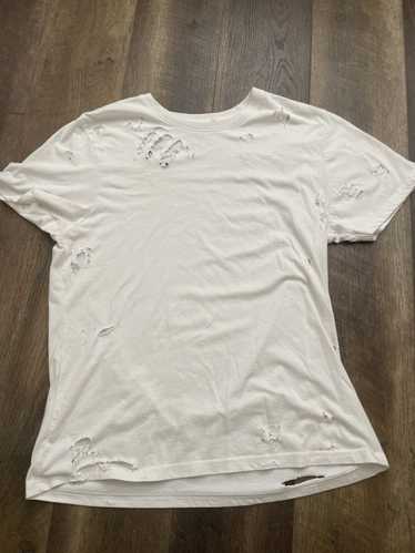 Other × Other UK Ripped/Distressed White T