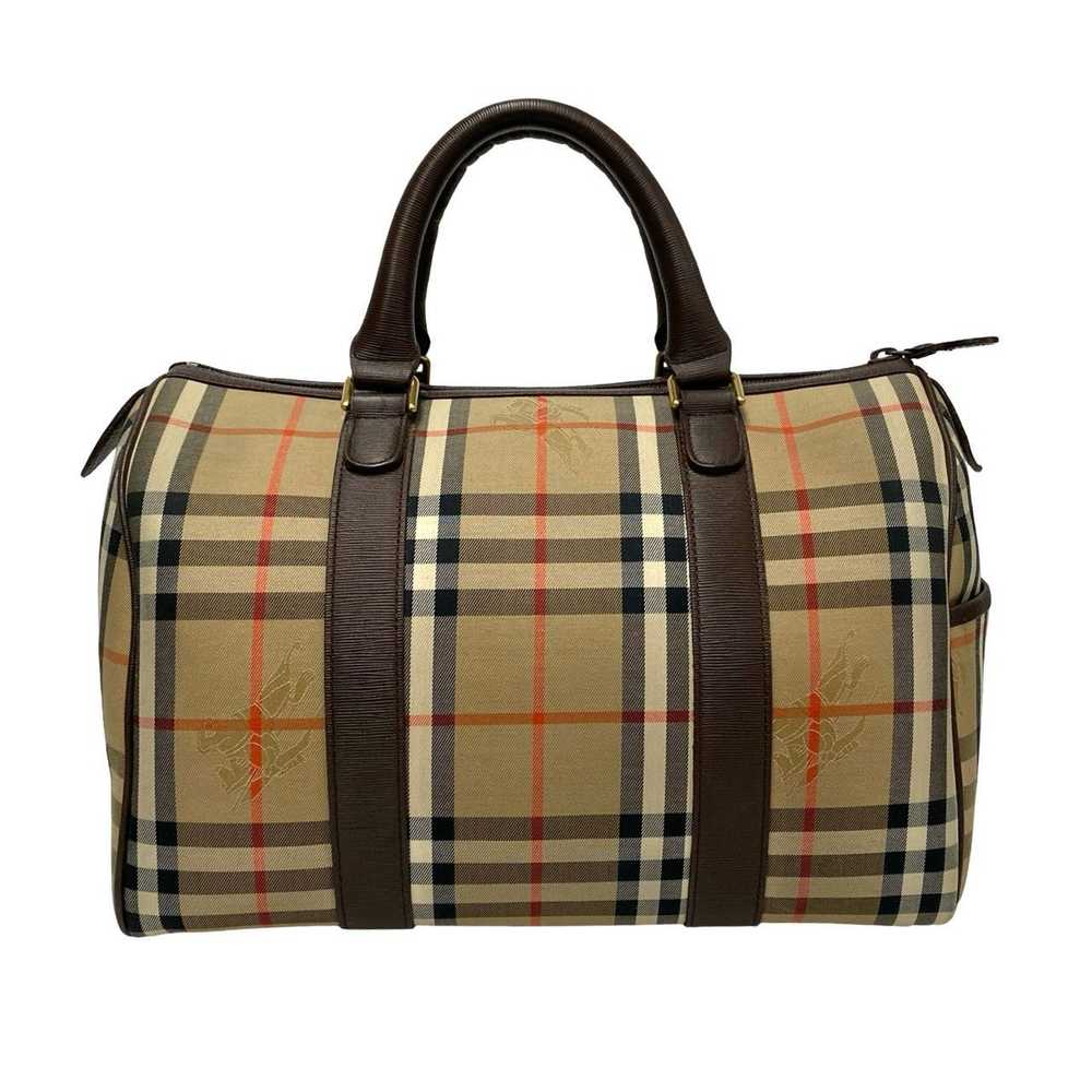 Burberry Burberry Haymarket Check Boston Bag Canv… - image 5