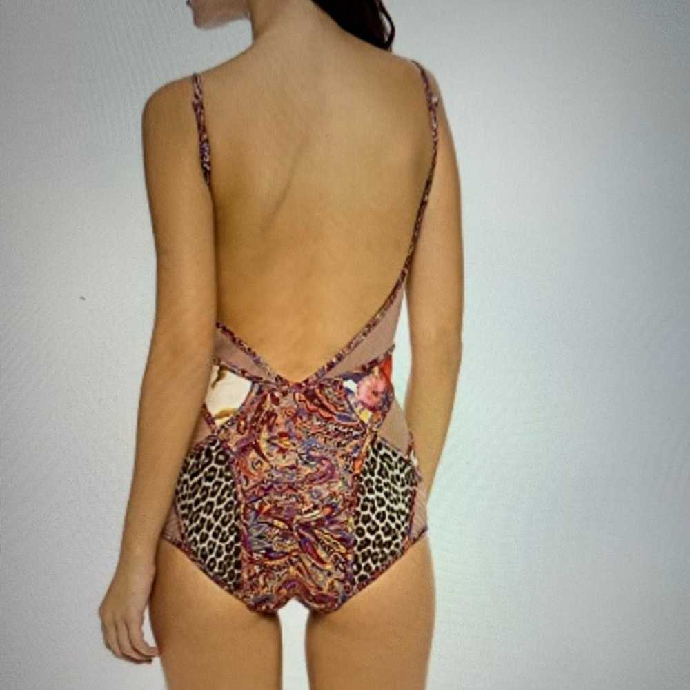 Zimmermann Instinct Floral Paisley Leopard Cut Ou… - image 3