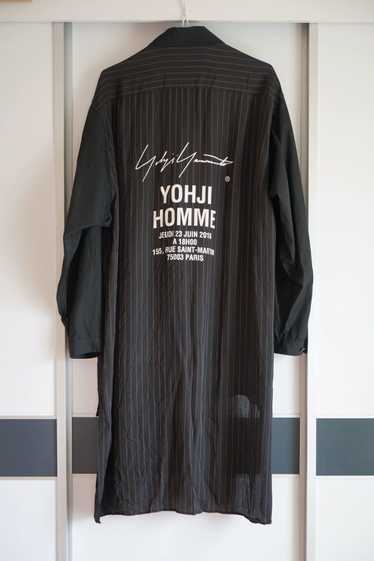 Yohji Yamamoto Yohji Yamamoto 18ss striped staff … - image 1