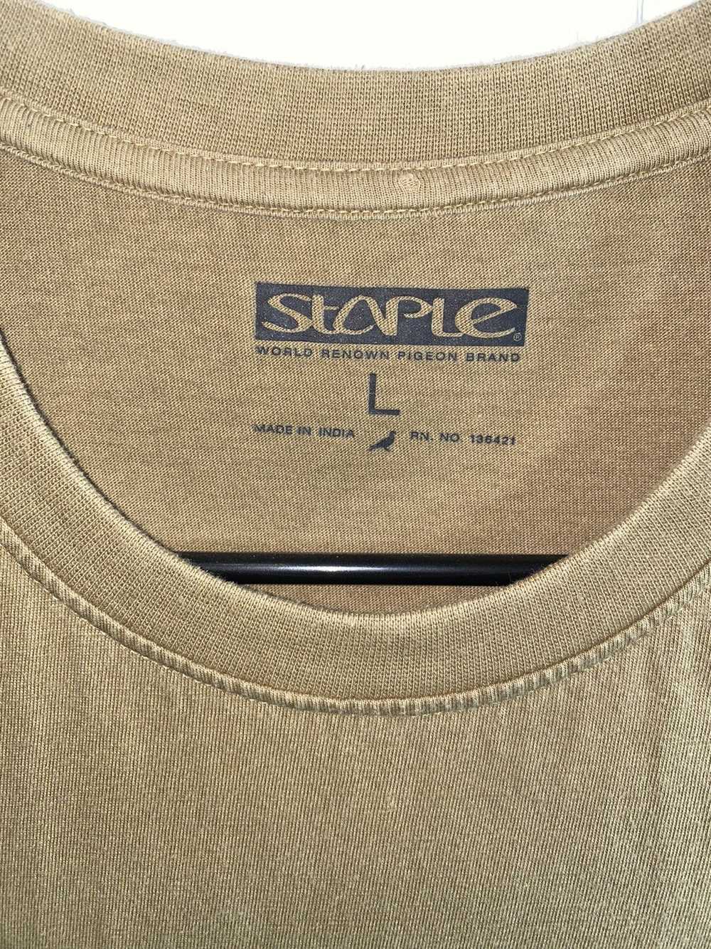 Staple Staple T-Shirt Green Stitched - image 5