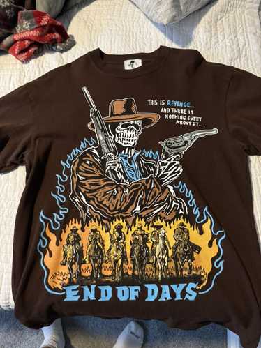 Warren Lotas Revenge Cowboy outlet Alt Brown T-Shirt Medium