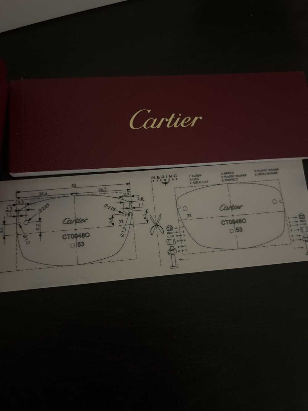 Cartier Cartier Glasses CT0048O TOP PAIR ONE PAIR… - image 8